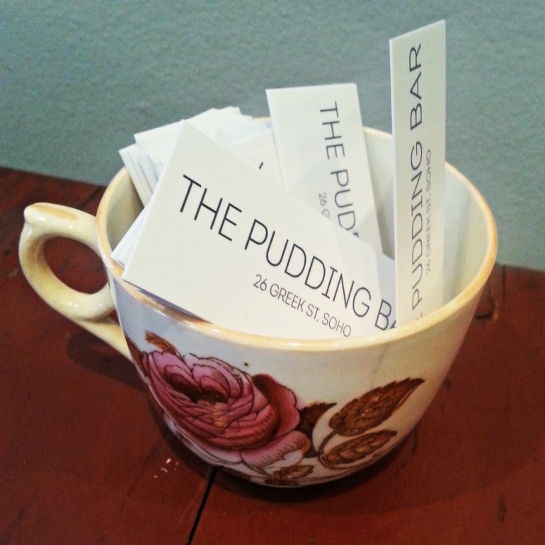 The Pudding Bar teacup