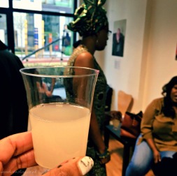 Palm wine, made from the sap of palm trees, cheers!