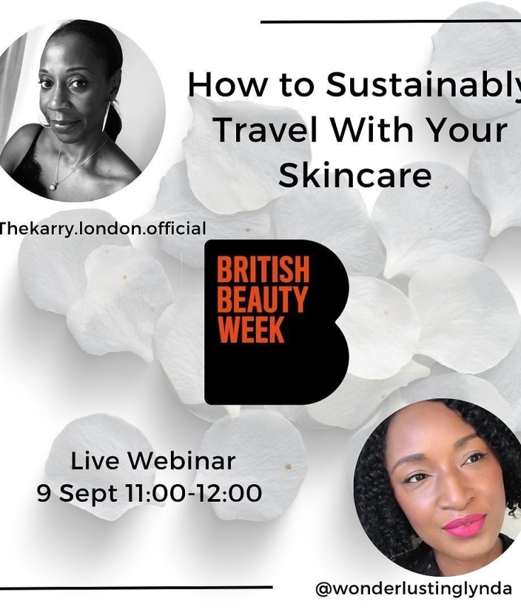 British Beauty Week 2022 - How To Sustainably Travel with Skincare